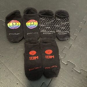 Pure Barre Socks-size Small  -lot of 3
